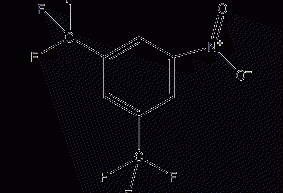 3,5-bis(trifluoromethyl)nitrobenzene structural formula