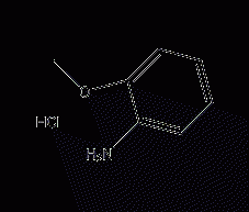 O-aniline hydrochloride structural formula