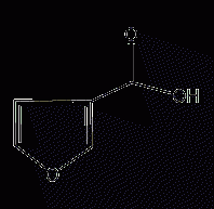 2-Furanocarboxylic acid structural formula