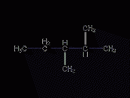 2,3-dimethylpentane structural formula