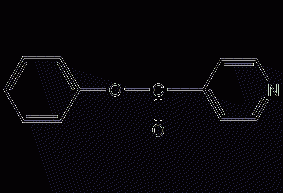 Phenyl isonicotinate structural formula