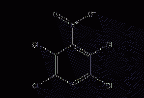 2,3,5,6-tetrachloronitrobenzene structural formula