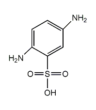 2-amino-5-methylbenzenesulfonic acid structural formula