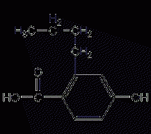 Butyl paraben structural formula