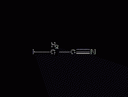 Iodoacetonitrile structural formula