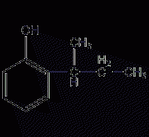 2-sec-butylphenol structural formula