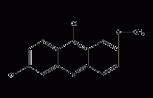 6,9-dichloro-2-methoxyacridine structural formula