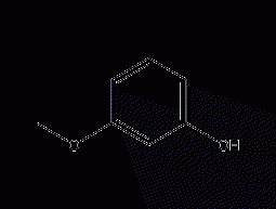 m-methoxyphenol structural formula