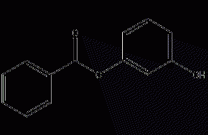 Resorcinol monobenzoate structural formula