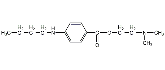 Tetracaine structural formula