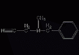 N-(2-cyanoethyl)-N-methylaniline structural formula