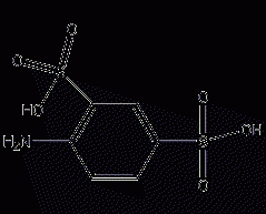 2,4-Disulfonic acid aniline structural formula