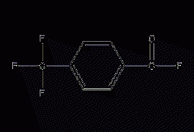 4-(trifluoromethyl)benzoyl fluoride structural formula