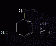 2,6-Bis(hydroxymethyl)p-cresol structural formula