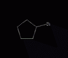 Bromocyclopentane structural formula