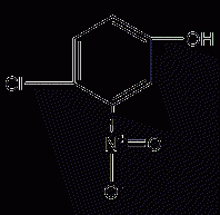 4-chloro-2-nitrophenol structural formula