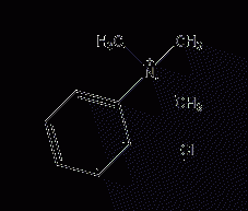 Phenyltrimethylammonium chloride structural formula