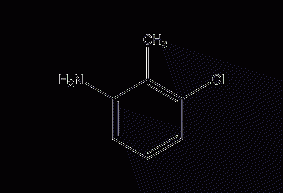 3-chloro-2-methylaniline structural formula