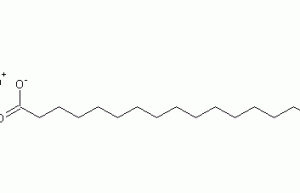 Sodium hexadecanoate structural formula