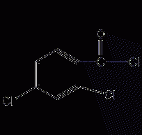 2,4-Dichlorobenzoyl chloride structural formula