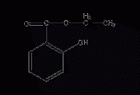 Ethyl salicylate structural formula