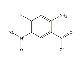 2,4-dinitro-5-fluoroaniline structural formula