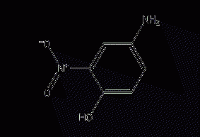 4-amino-2-nitrophenol structural formula