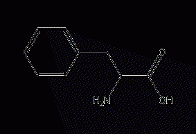 DL-phenylalanine structural formula