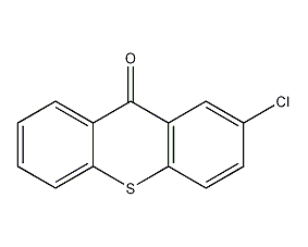 2-chlorothioxanthone structural formula