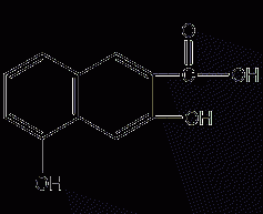 3,5-dihydroxy-2-naphthoic acid structural formula