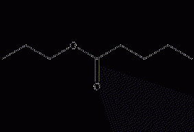 Propyl valerate structural formula