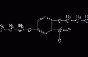 2,5-di-n-butoxynitrobenzene structural formula