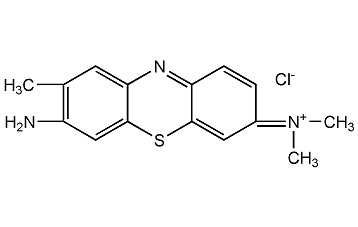 Toluidine blue O structural formula