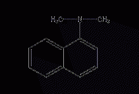 N,N-dimethyl-1-naphthylamine structural formula