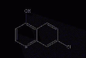 7-chloro-4-hydroxyquinoline structural formula