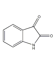 2,3-indolinedione structural formula