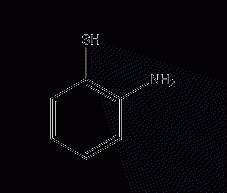 Structural formula of o-aminothiophenol