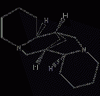 (-)-cytisine structural formula