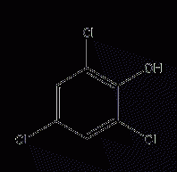 2,4,6-Trichlorophenol structural formula