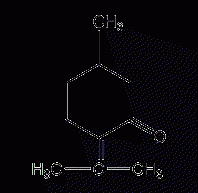 (R)-(+)-Longleaf Menthone Structural Formula