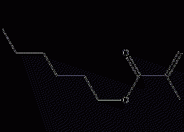Hexyl methacrylate structural formula