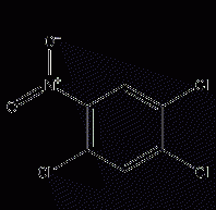 1,2,4-Trichloro-5-nitrobenzene structural formula