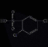 2,5-dichlorobenzenesulfonic acid structural formula