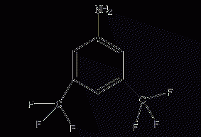 2,4-bis(trifluoroethyl)aniline structural formula