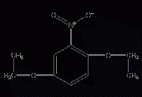 2,5-diethylnitrobenzene structural formula