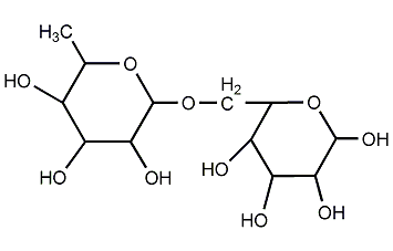 Rutinose structural formula