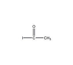 Acetyl iodide structural formula