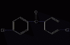 Dichlorobenzophenone structural formula