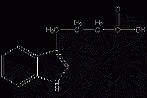 Indole-3-butyric acid structural formula