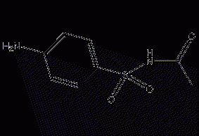 Sulfonamide Acetyl Structural Formula